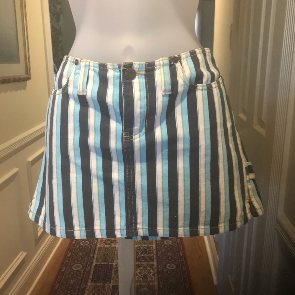 Abercrombie & Fitch - Lady denim striped skirt, Size: 0